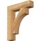 Ekena Millwork Westlake Block Rough Sawn Bracket, Western Red Cedar, 4"W x 20"D x 24"H BKT04X20X24WTL05RWR - alternate 1